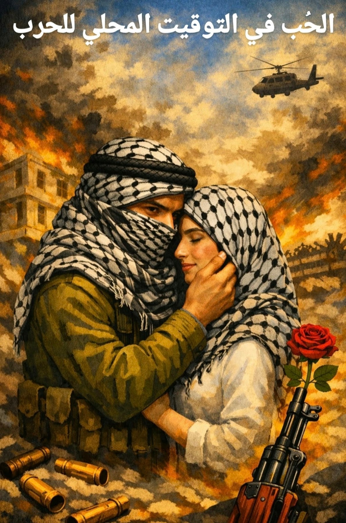 غلاف الحب في التوقيت المحلي للحرب