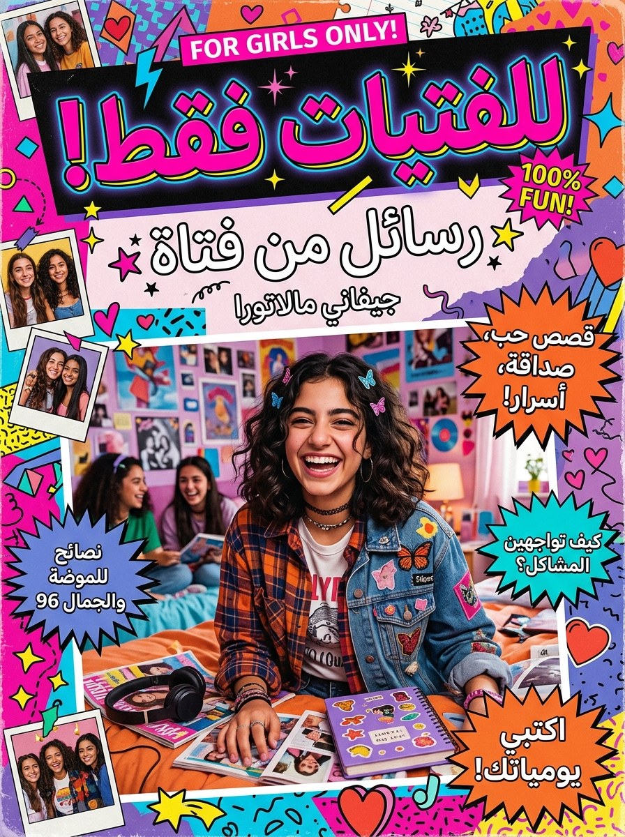 غلاف رسائل من فتاة
