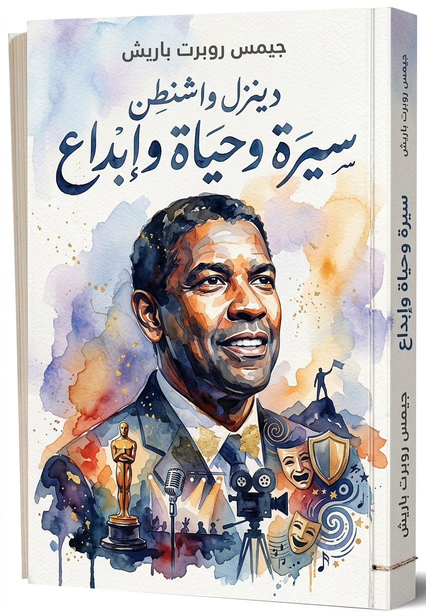 غلاف سيرة دينزل واشنطن المهنية